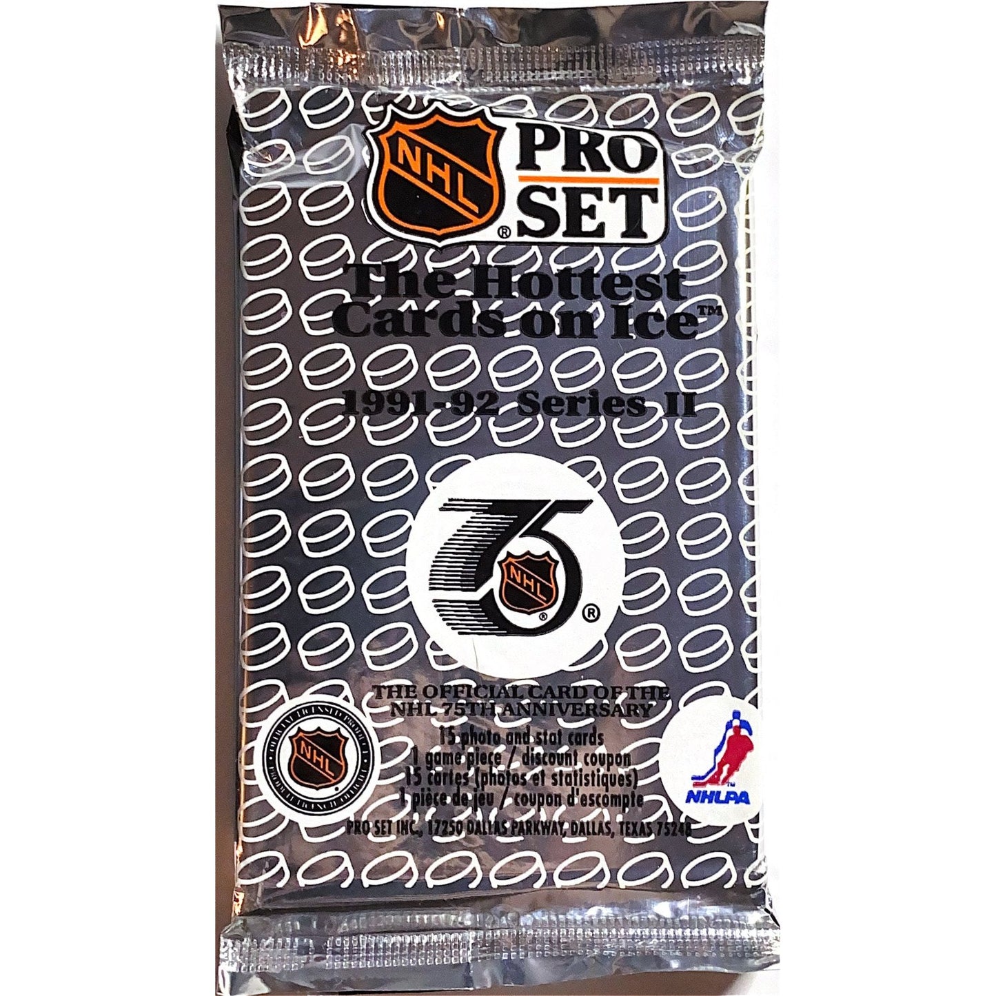 1991-92 Pro Set Series 2 Hockey NHL 75th Anniversary Pack | Local Legends Cards & Collectibles