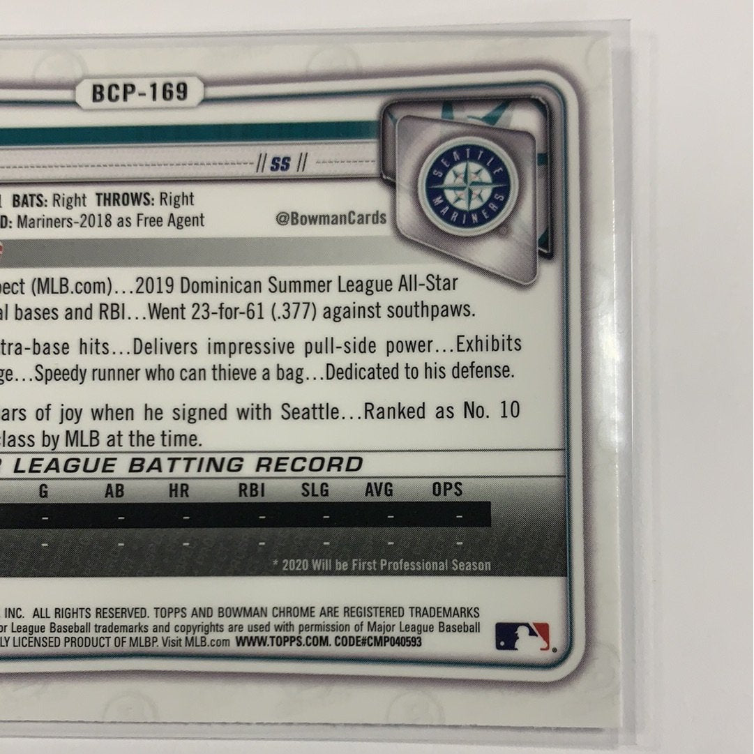 2020 Bowman Chrome Noelvi Marte Mojo Refractor Local Legends Cards & Collectibles