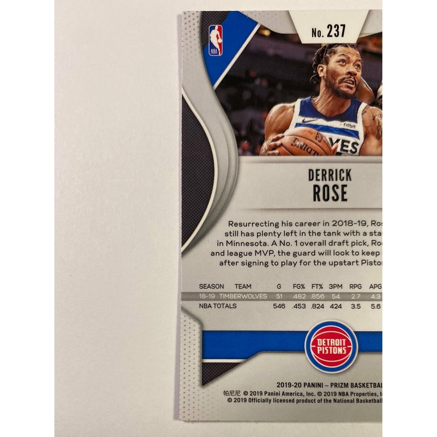 2019-20 Prizm Derrick Rose Green Holo Prizm | Local Legends Cards & Collectibles