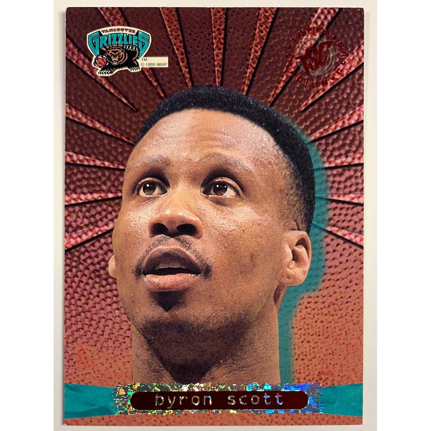 1995 Topps Stadium Club Byron Scott Grizzlies Inaugural Year | Local Legends Cards & Collectibles