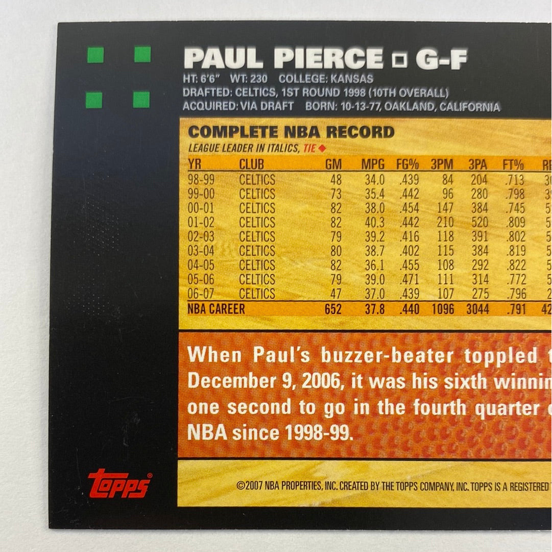 2007 Topps 50th Anniversary Paul Pierce