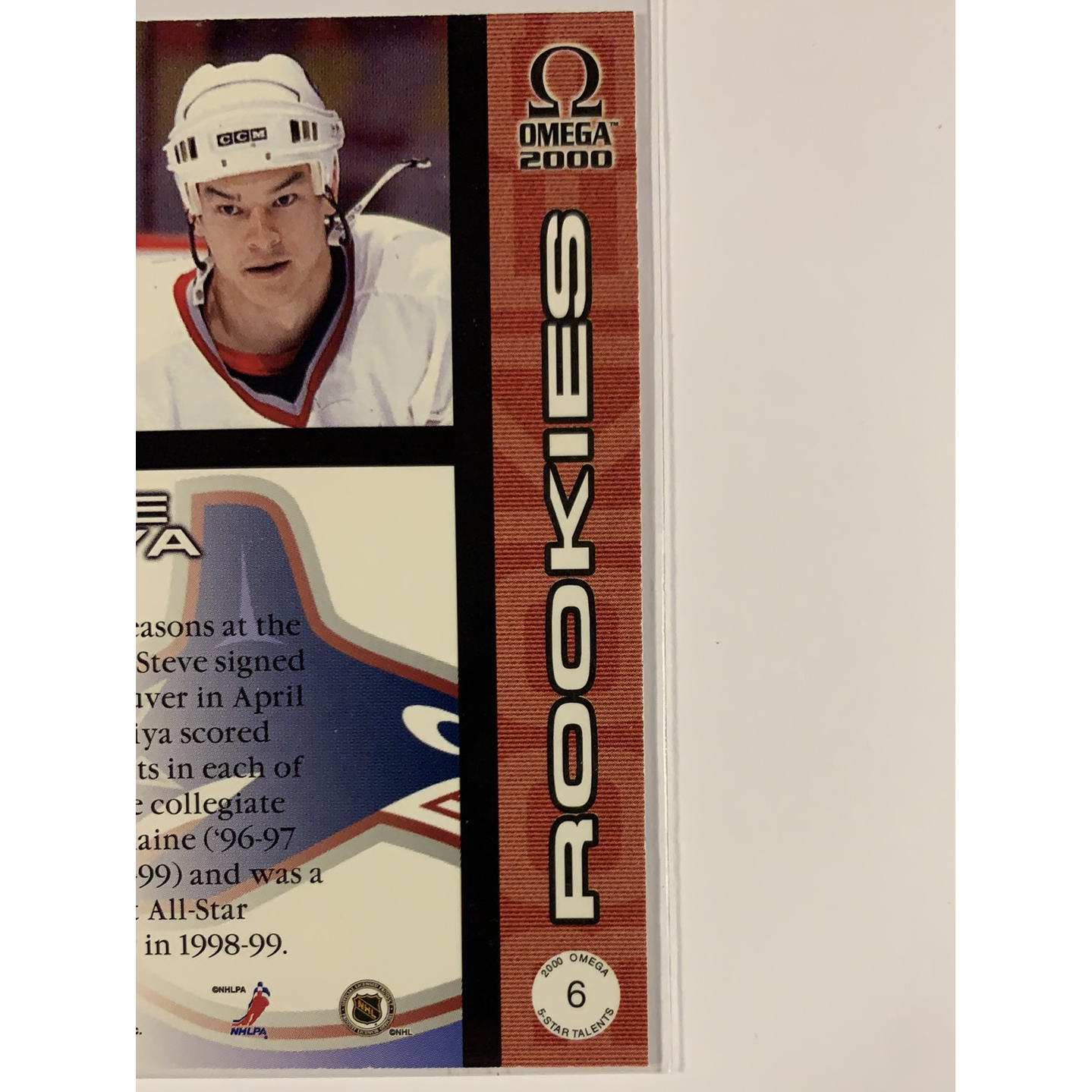 2000-01 Pacific Omega Steve Kariya Rookies Local Legends Cards & Collectibles