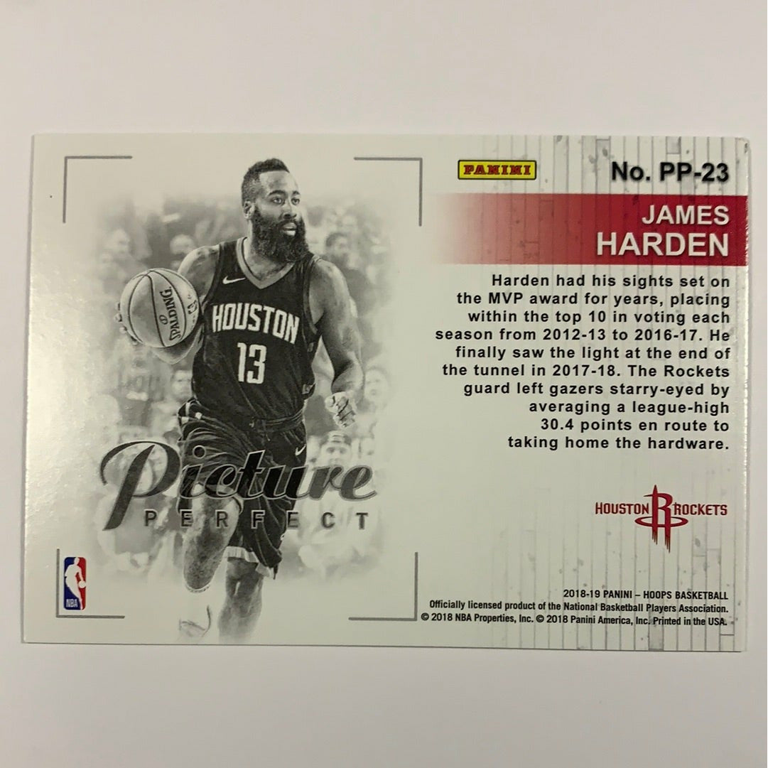 2018-19 Hoops James Harden Picture Perfect Garbage | Local Legends Cards & Collectibles