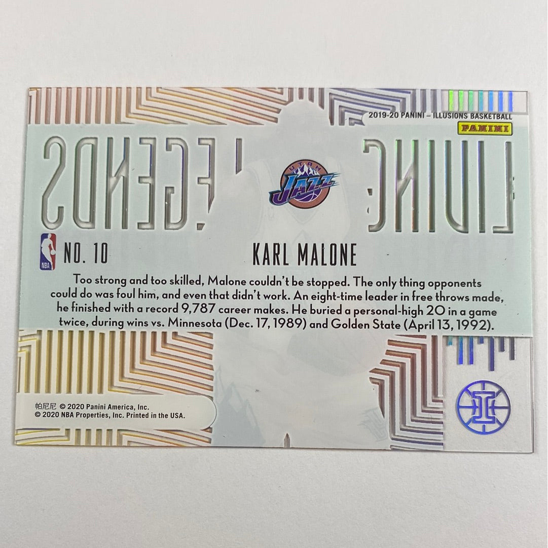 2019-20 Illusions Karl Malone Living Legends | Local Legends Cards & Collectibles