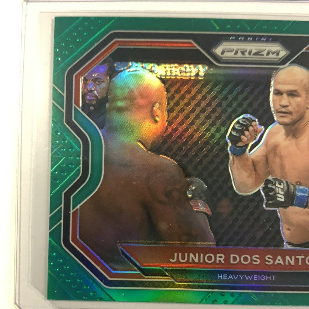 2021 Panini Prizm UFC Junior Dos Santos Green Prizm #131 Local Legends Cards & Collectibles