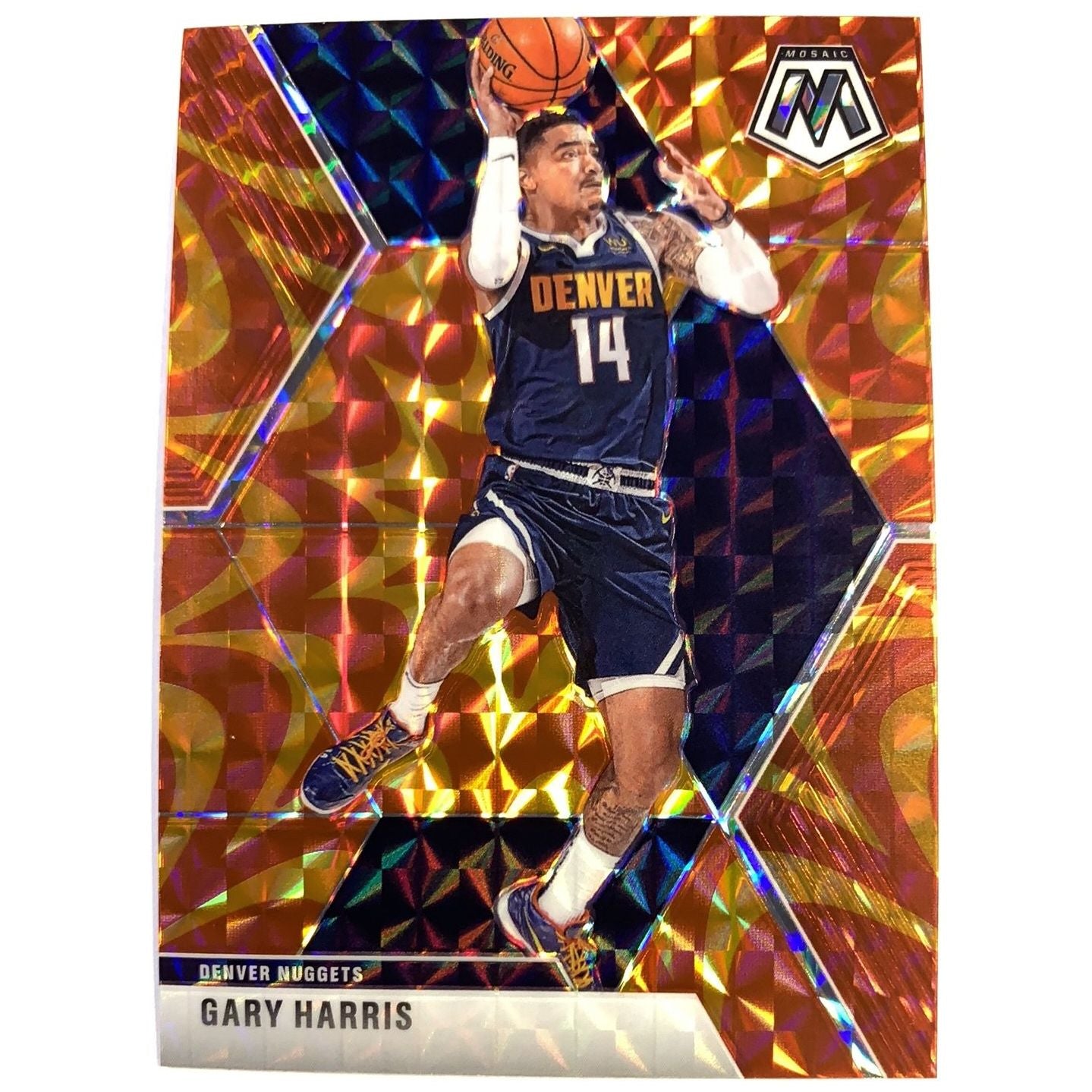2019-20 Mosaic Gary Harris Orange Reactive Prizm | Local Legends Cards & Collectibles