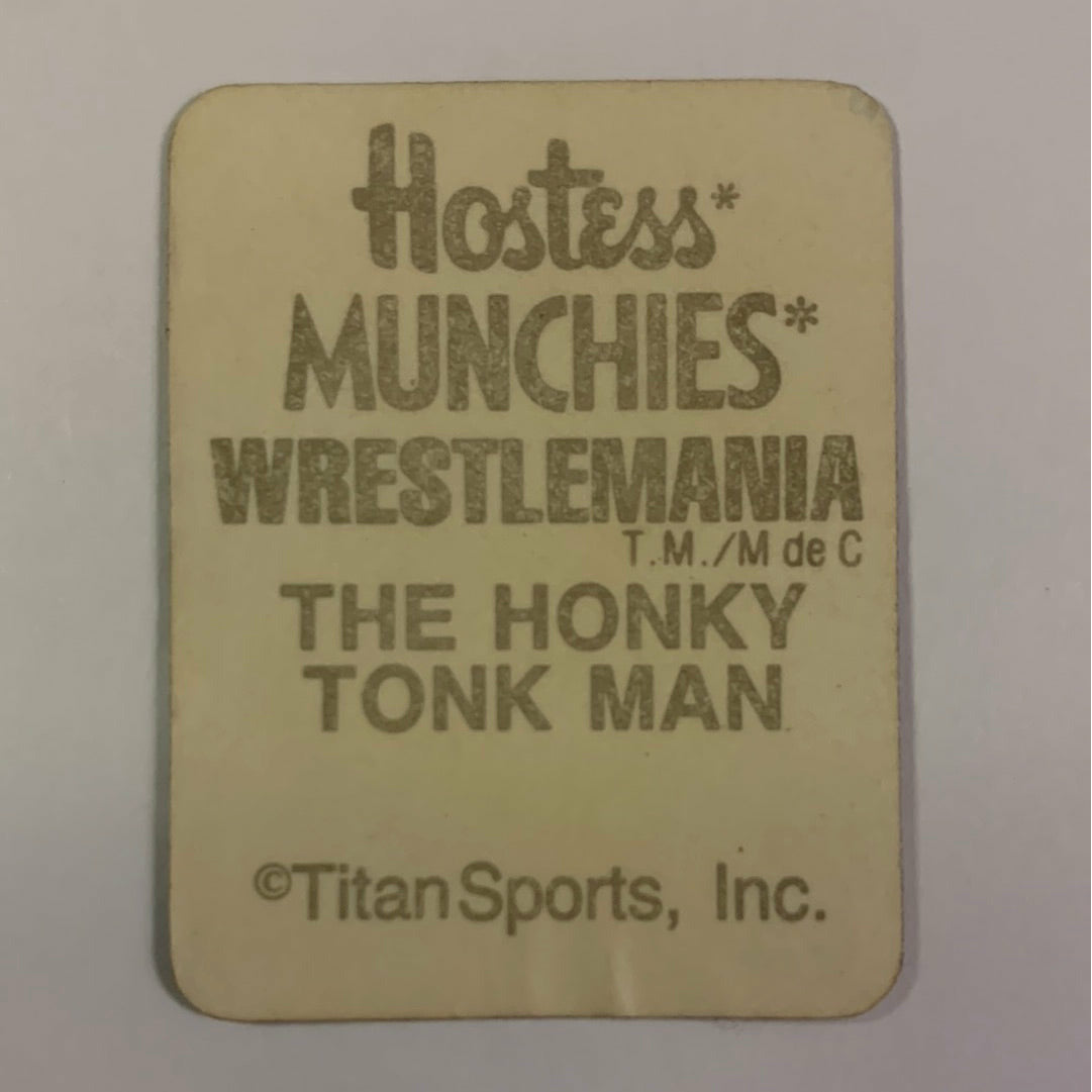 1987 Hostess Honky Tonk Man Munchies Stickers | Local Legends Cards & Collectibles