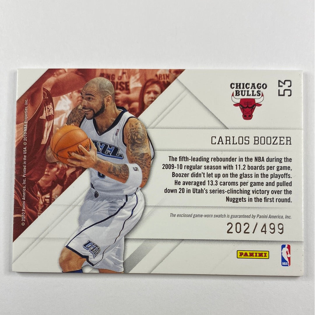 2010-11 Prestige Carlos Boozer Prestigious Pros Patch /499 | Local Legends Cards & Collectibles