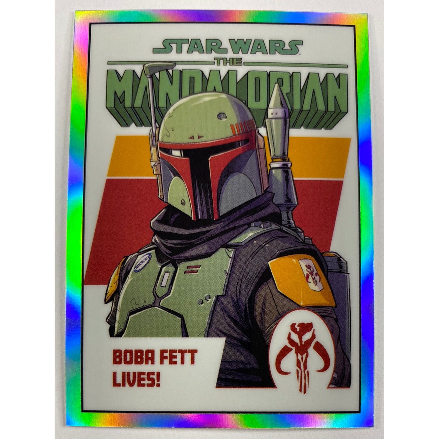 Topps Chrome The Mandalorian Boba Fett Lives! Comic Book Artwork Refractor