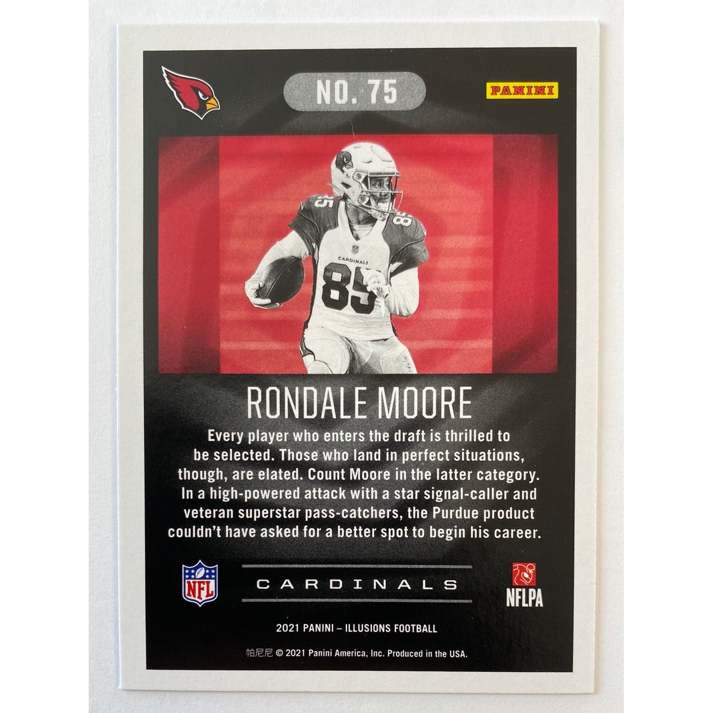 2021 Illusions Rondale Moore Stardust RC | Local Legends Cards & Collectibles
