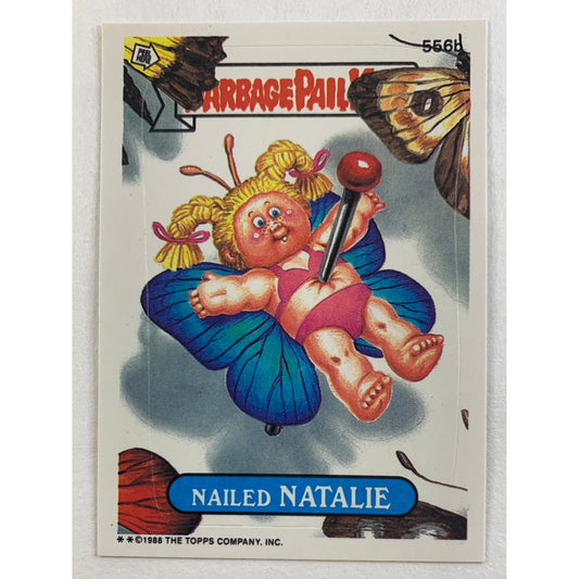 1988 Topps Garbage Pail Kids Nailed Natalie Die Cut