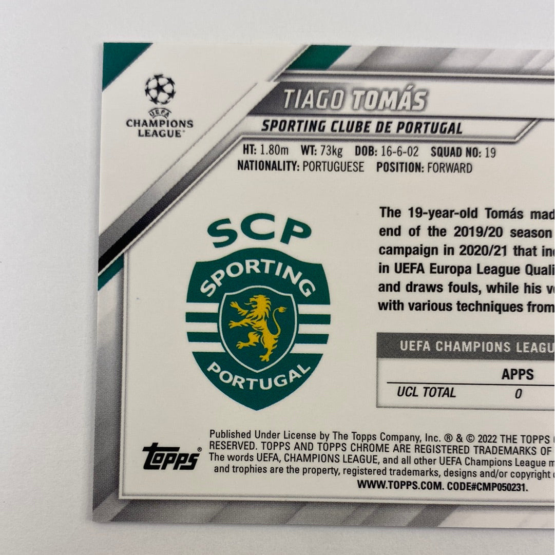 2022 Topps Chrome Tiago Tomas RC | Local Legends Cards & Collectibles