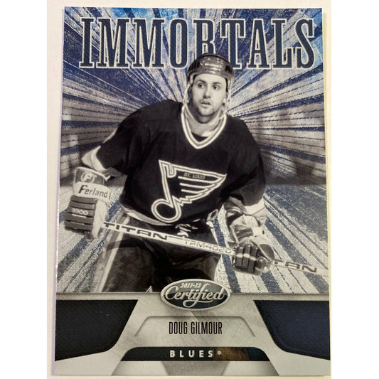  2011-12 Panini Certified Immortals Doug Gilmour  Local Legends Cards & Collectibles