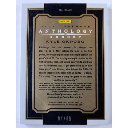 2014-15 Anthology Kyle Okposo Full Coverage /99
