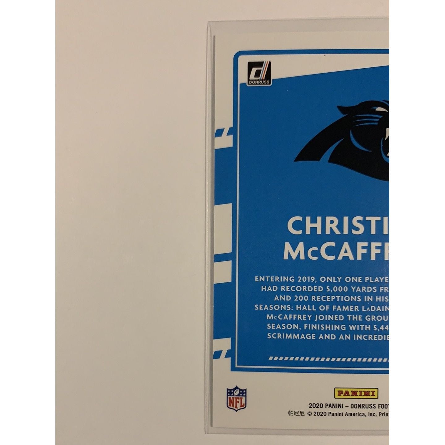  2020 Donruss Christian McCaffrey Dominators  Local Legends Cards & Collectibles