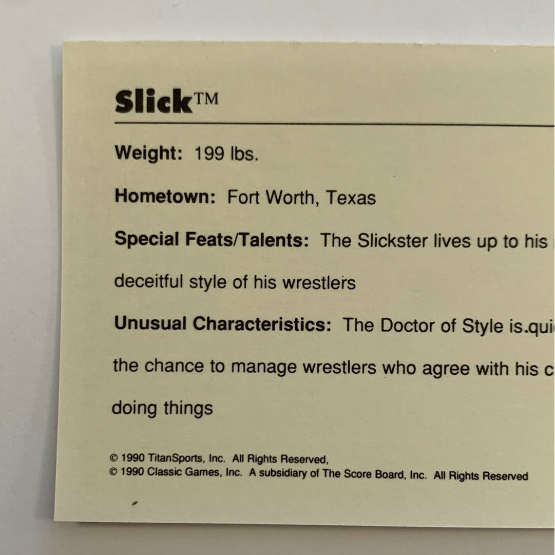 1990 Titan Sports Slick “The Doctor of Style” | Local Legends Cards & Collectibles