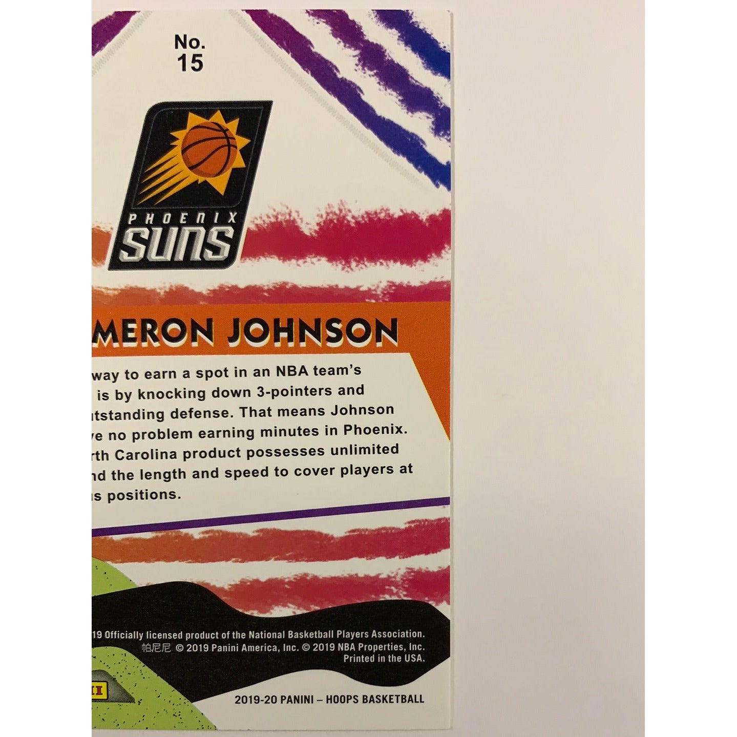2019-20 Hoops Cameron Johnson We Got Next Local Legends Cards & Collectibles