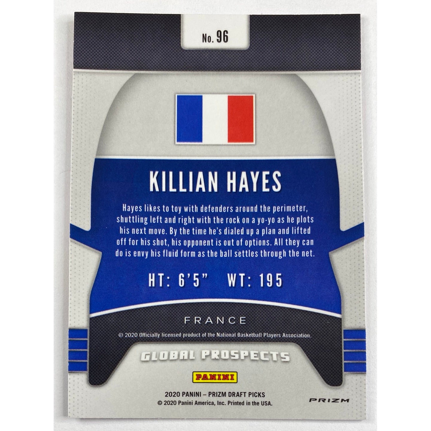 2020 Prizm Draft Picks Killian Hayes Global Prospects Silver Holo Prizm RC | Local Legends Cards & Collectibles
