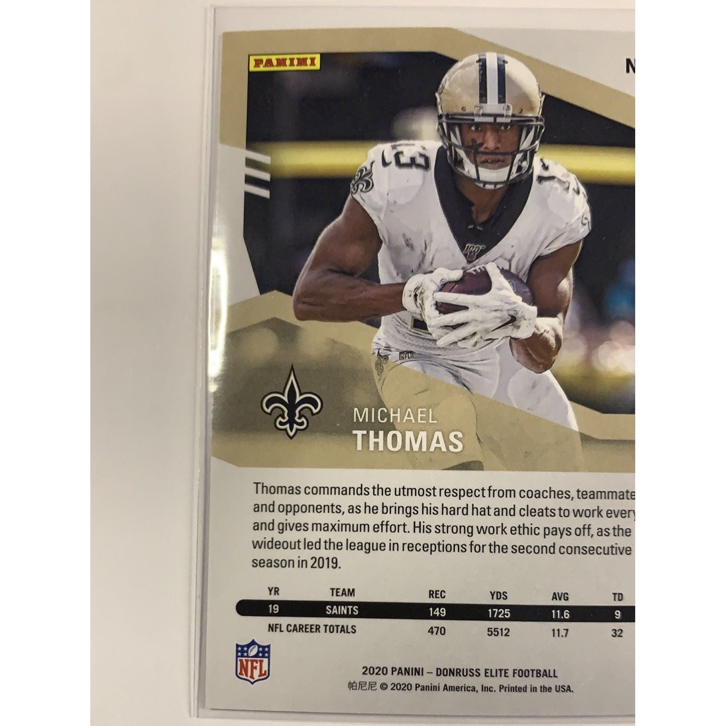 2020 Donruss Elite Michael Thomas Pink Parallel Local Legends Cards & Collectibles