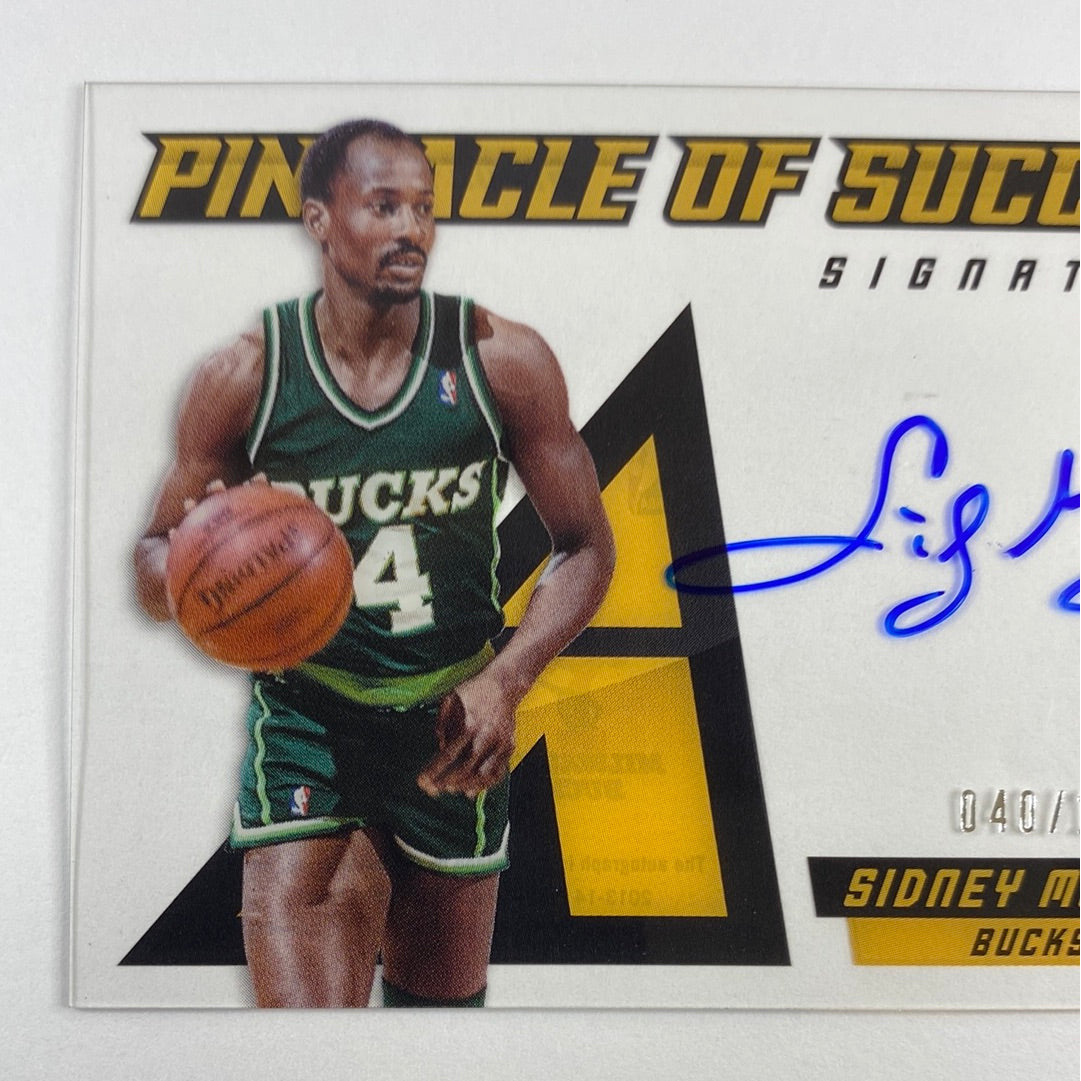 2013-14 Pinnacle Sidney Moncrief Pinnacle of Success Clear Cut Auto /199