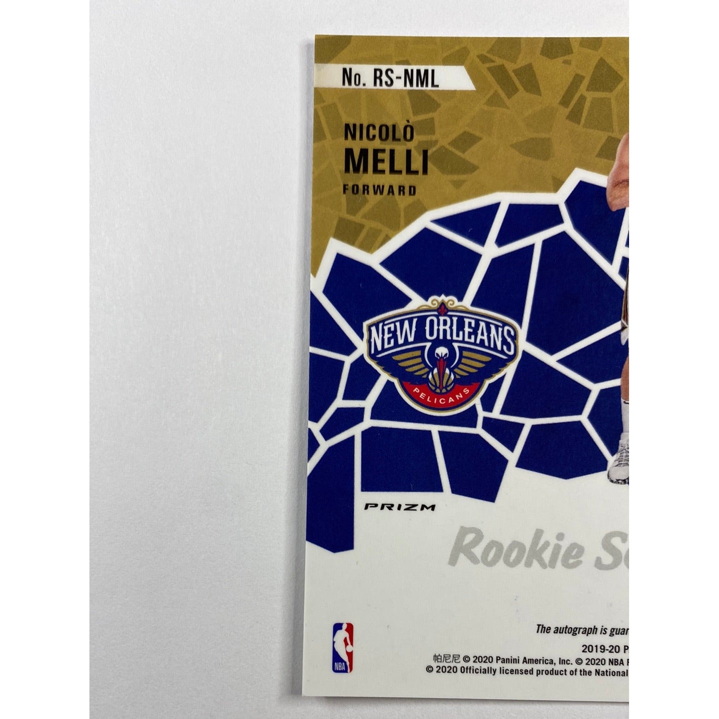 2019-20 Mosaic Nicolo Melli Rookie Scripts Mosaic Prizm