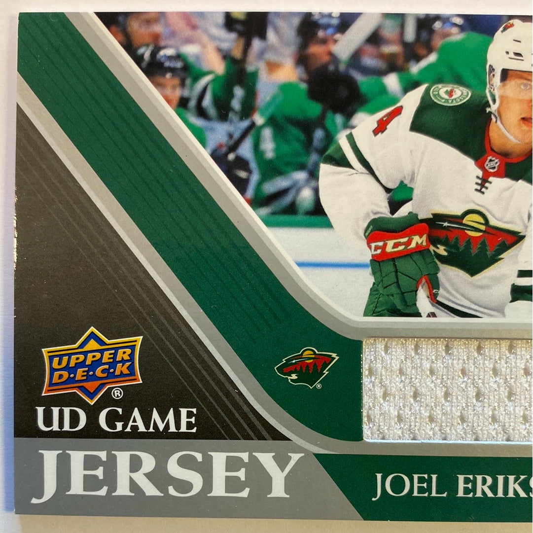 2020-21 Upper Deck Series 1 Joel Eriksson Ek UD Game Jersey