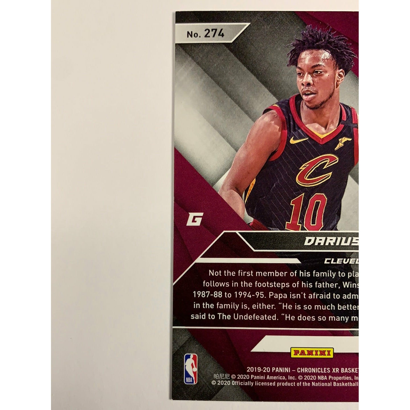 2019-20 XR Darius Garland RC | Local Legends Cards & Collectibles