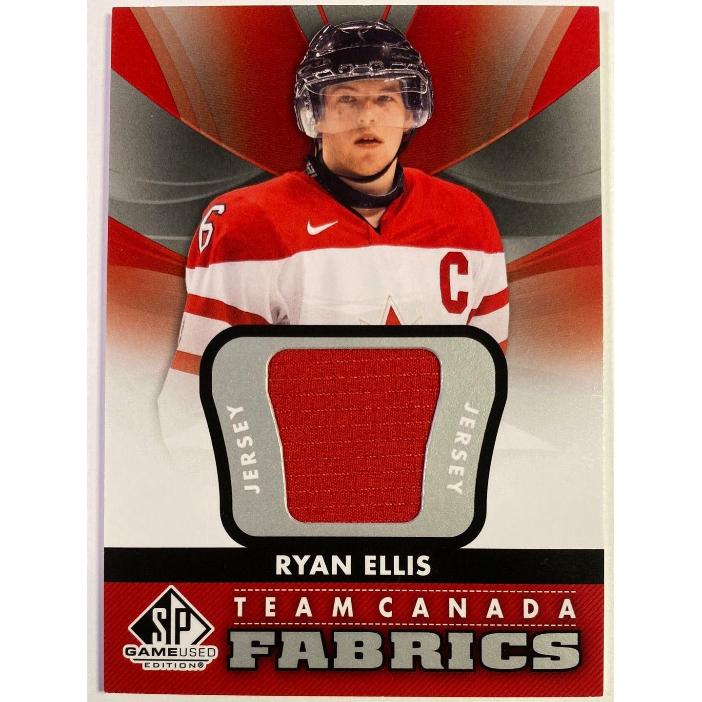 2012-13 SP Game Used Ryan Ellis Team Canada Fabrics Local Legends Cards & Collectibles