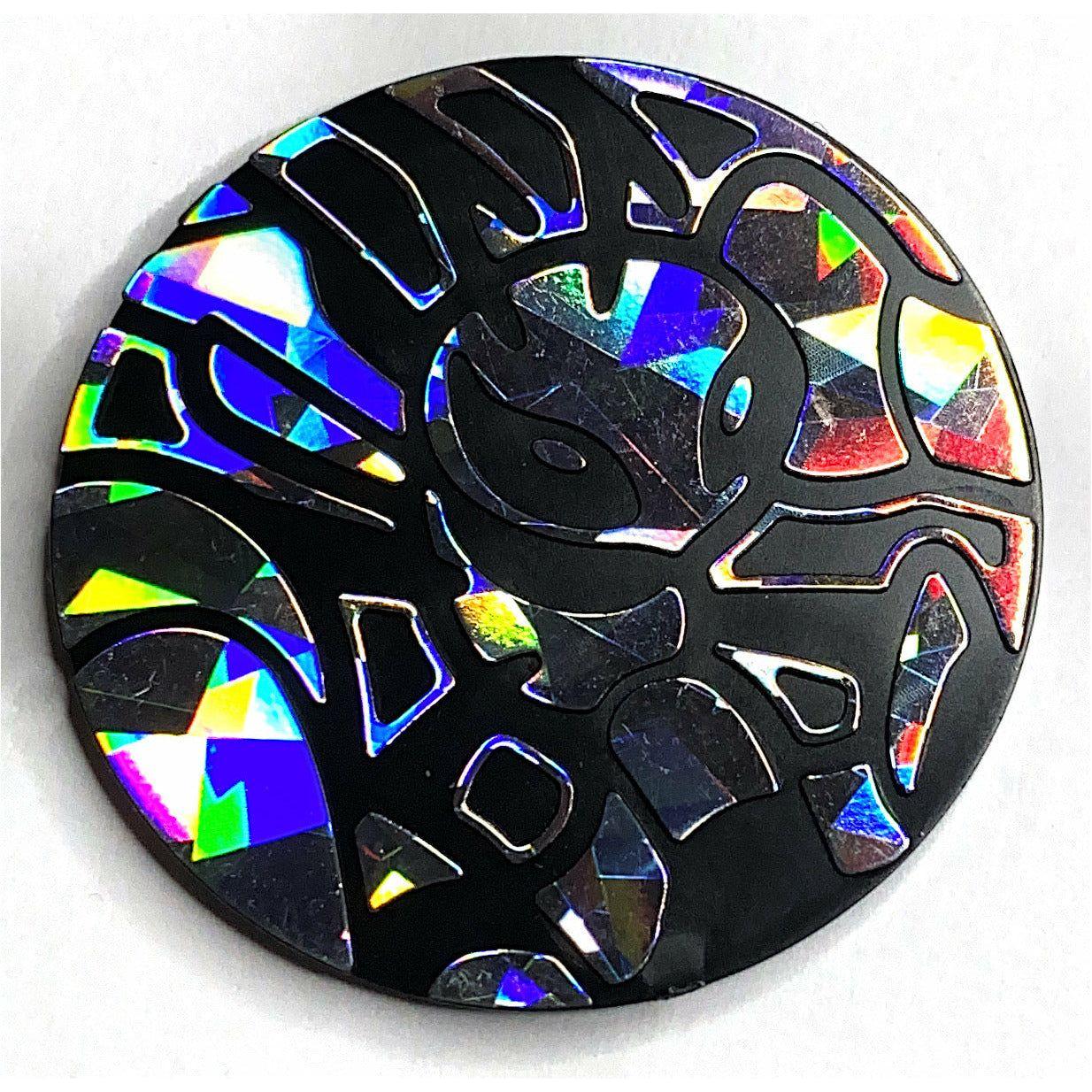 2016 Premium Collection Mega Beedrill Silver Rainbow Cracked Ice Holofoil Coin | Local Legends Cards & Collectibles