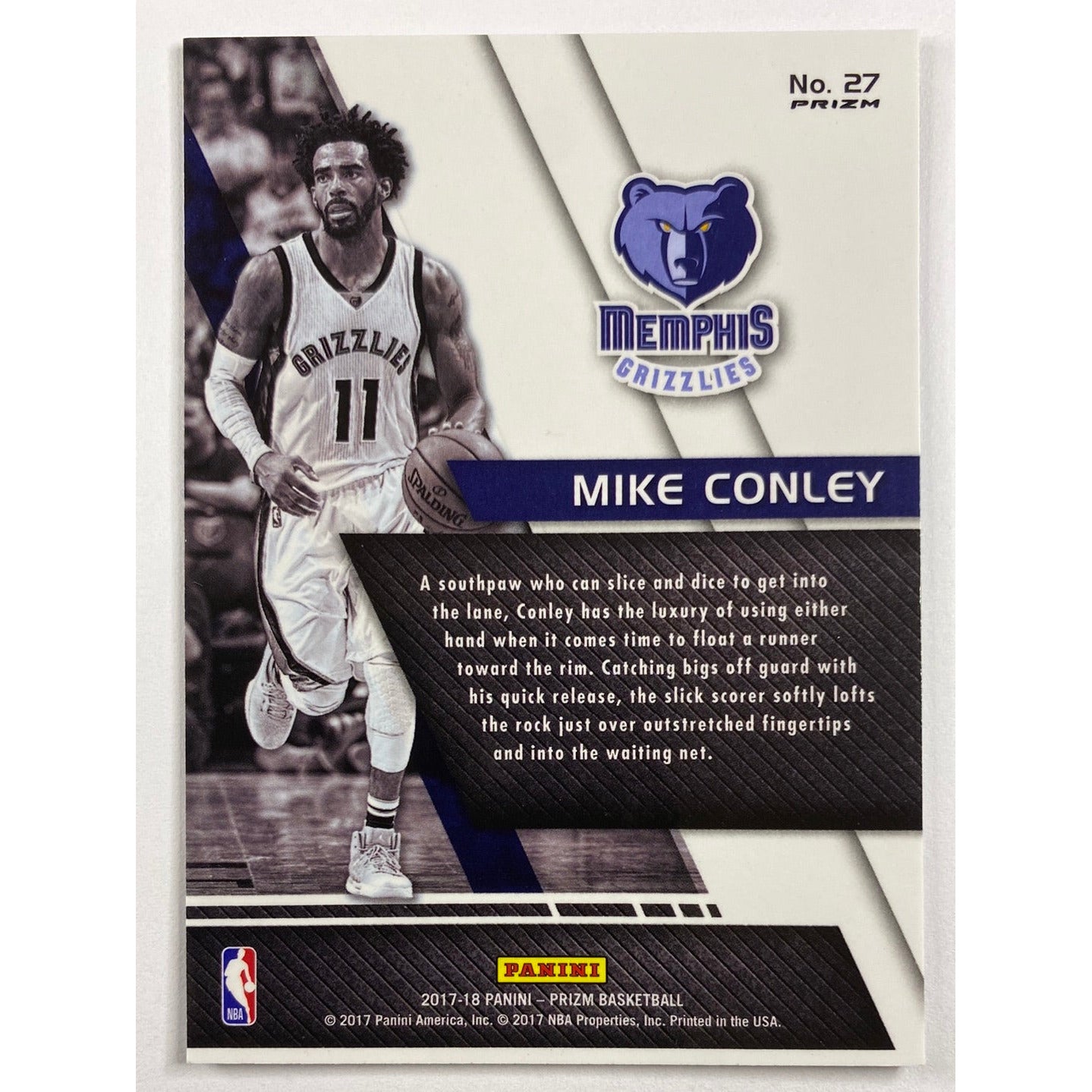 2017-18 Panini Prizm Mike Conley Fundamentals Disco Prizm | Local Legends Cards & Collectibles