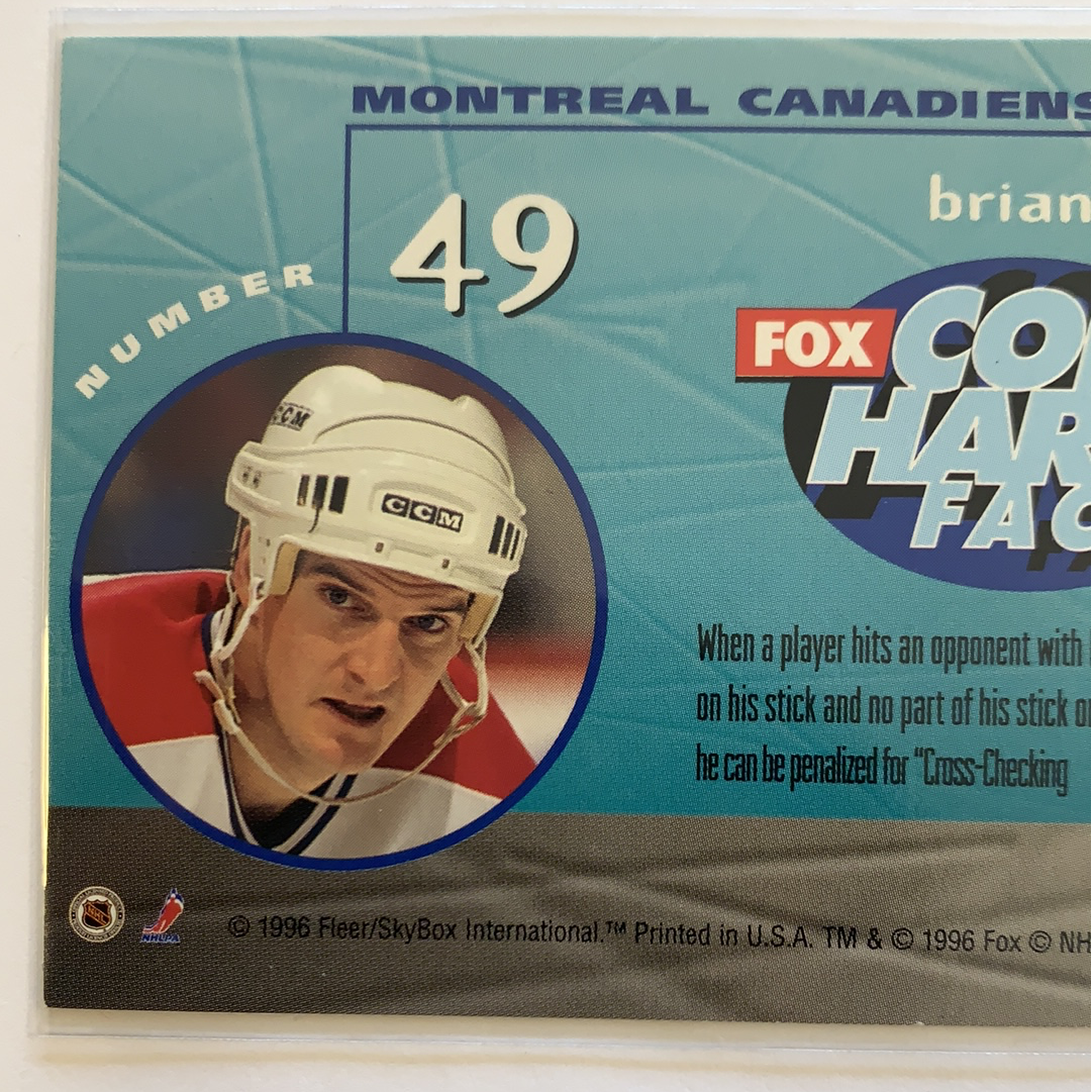 1996 Fleer Skybox Brian Savage NHL on Fox | Local Legends Cards & Collectibles