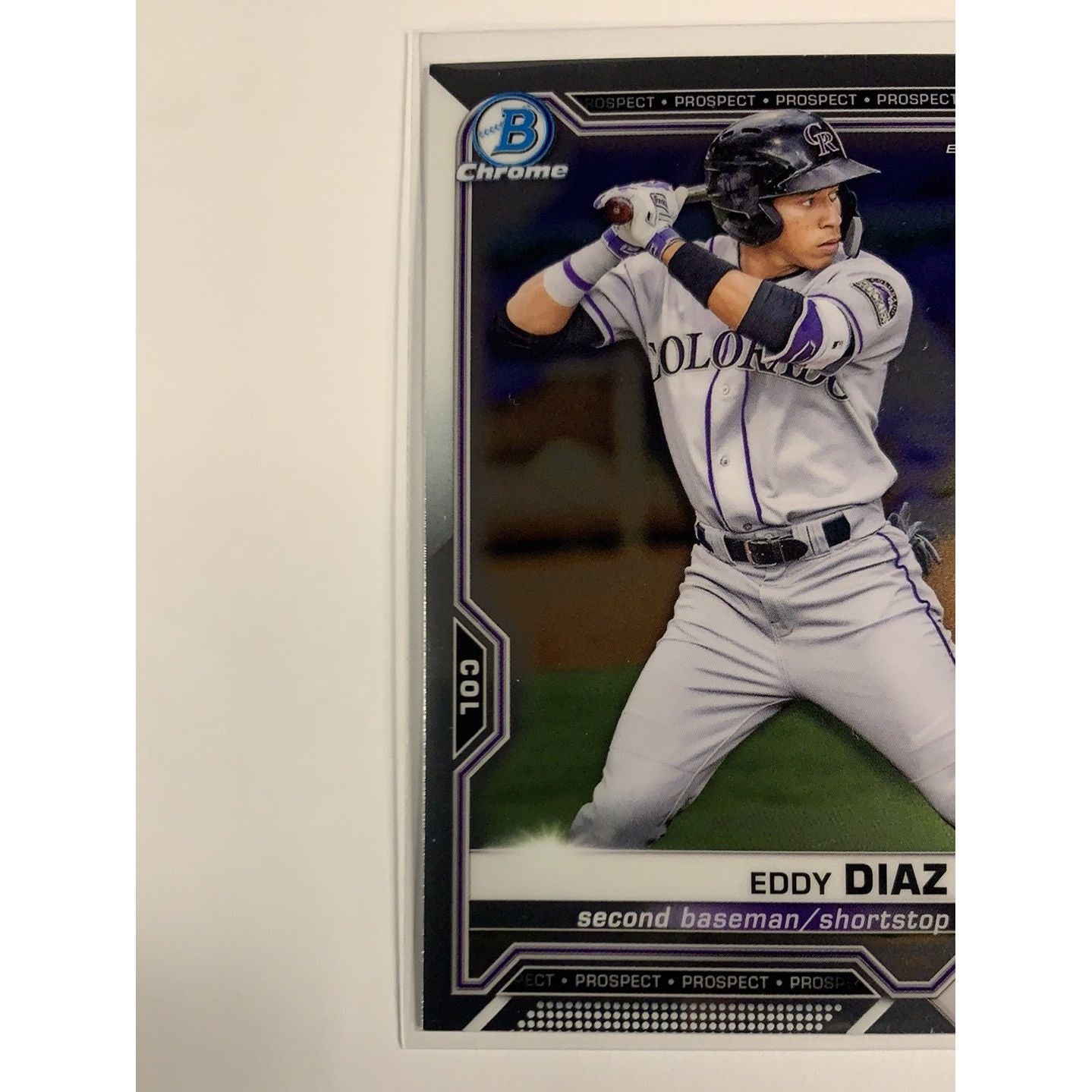 2021 Bowman 1st Chrome Eddy Diaz BCP-33 Local Legends Cards & Collectibles