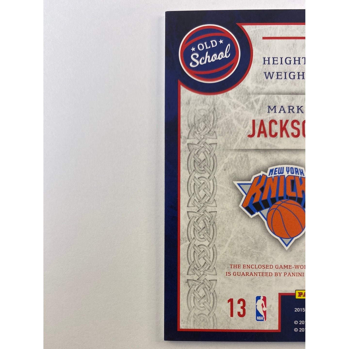2015-16 Excalibur Mark Jackson Old School Threads /99 | Local Legends Cards & Collectibles