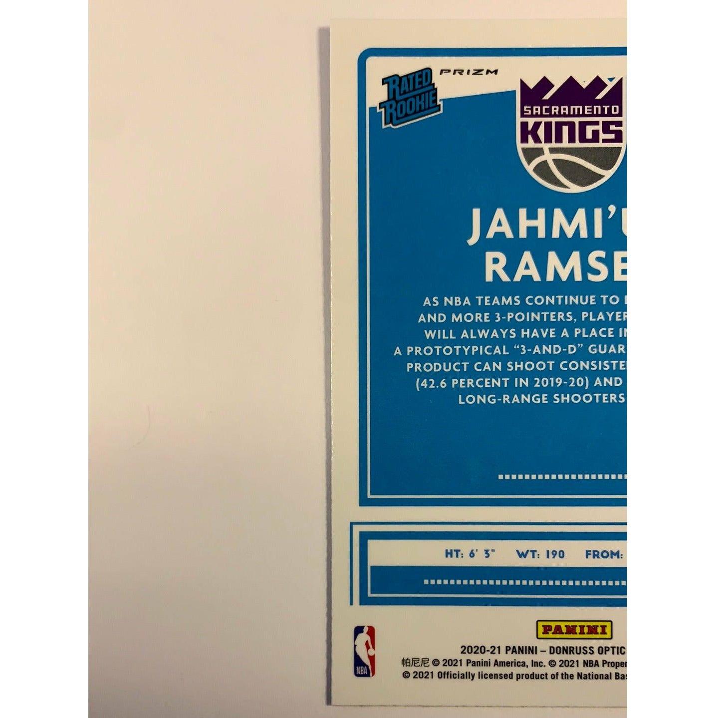 2020-21 Donruss Optic Jahmi’us Ramsey Blue Velocity Rated Rookie | Local Legends Cards & Collectibles