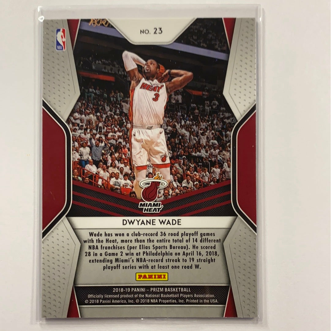 2018-19 Panini Prizm Dwyane Wade Dominance #23 | Local Legends Cards & Collectibles