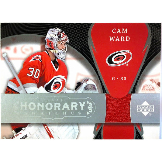 2007-08 Trilogy Cam Ward Honorary Swatches