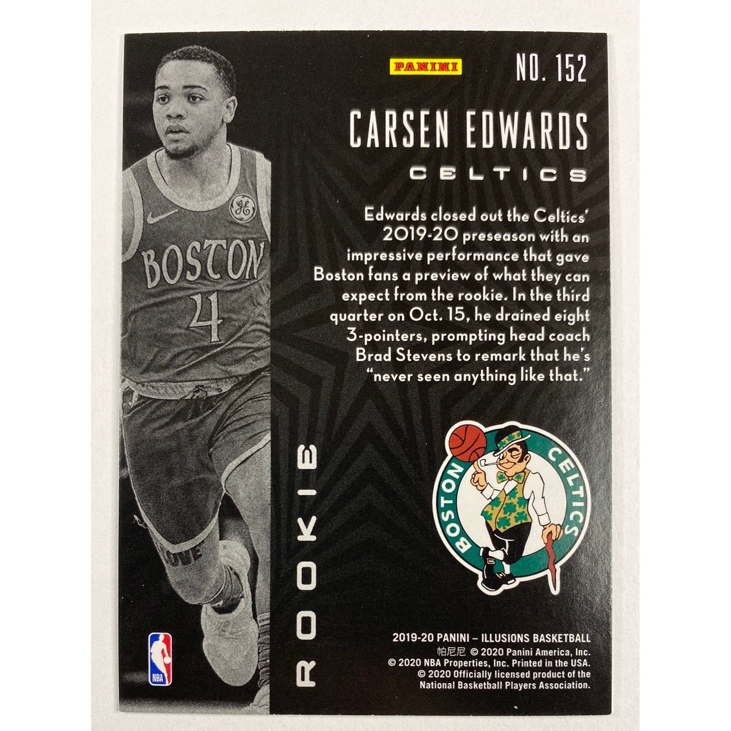 2019-20 Illusions Carsen Edwards Emerald RC