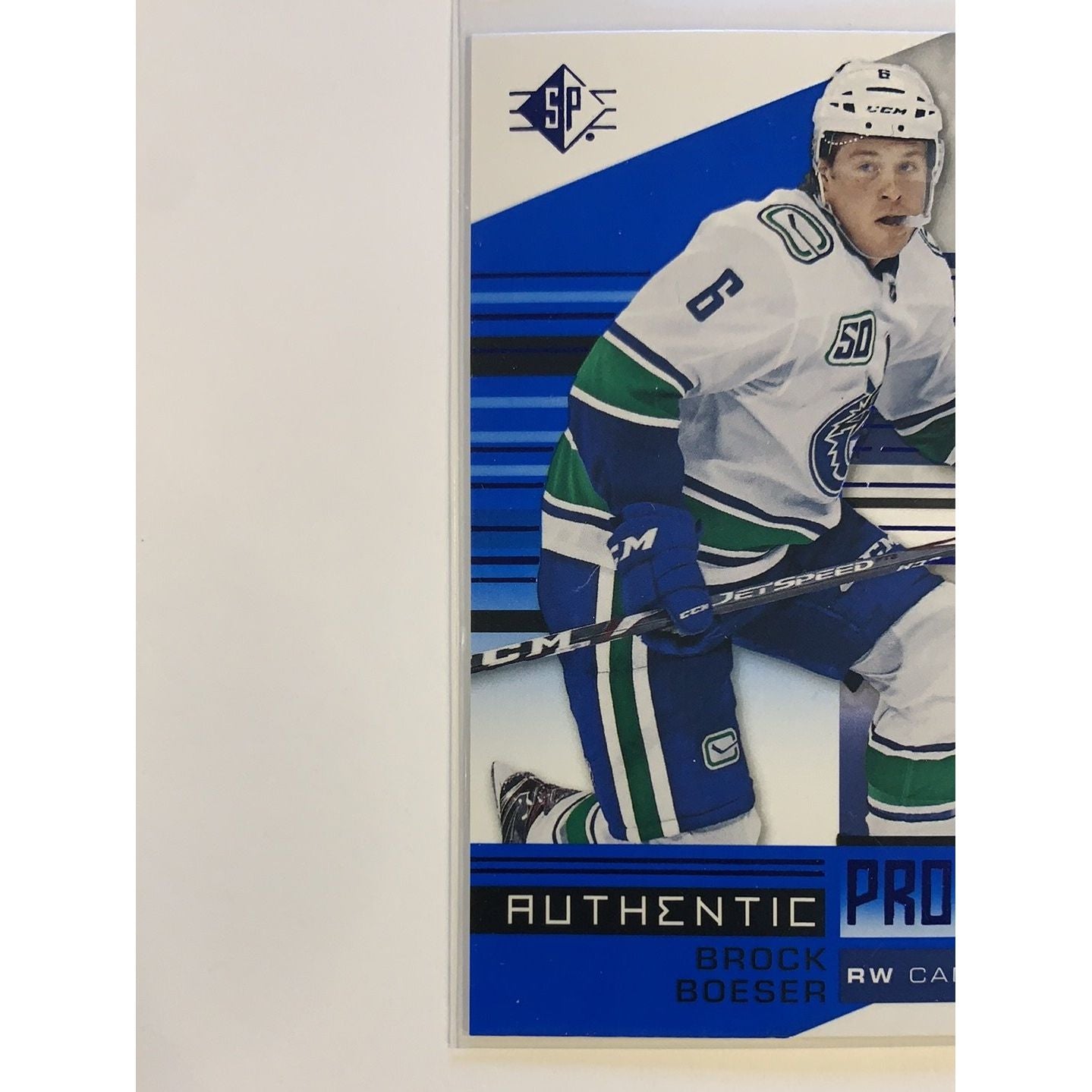 2019-20 SP Brock Boeser Authentic Pro Files Local Legends Cards & Collectibles