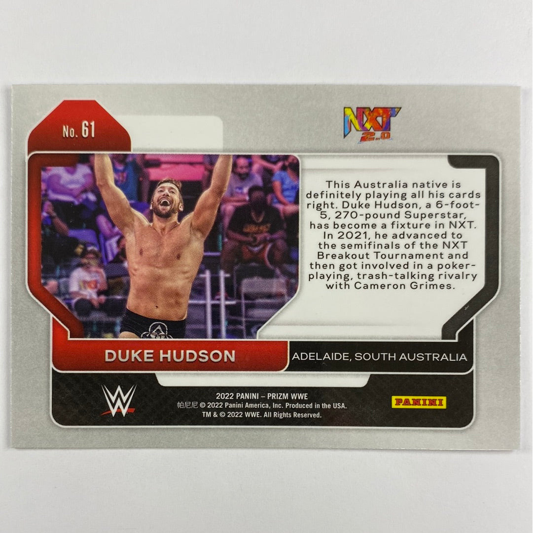 2022 Prizm Duke Hudson RC | Local Legends Cards & Collectibles