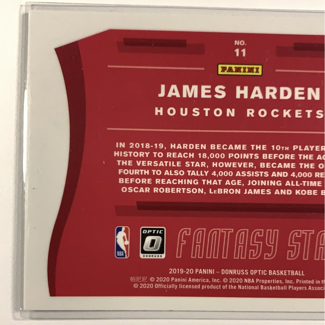 2019-20 Donruss Optic James Harden Fantasy Stars | Local Legends Cards & Collectibles