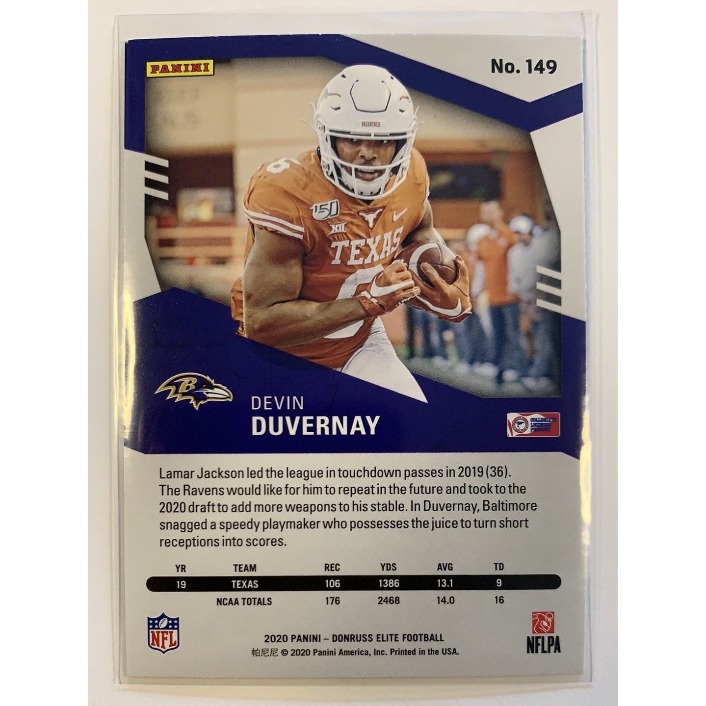 2020 Donruss Elite Devin Duvernay RC Pink Parallel | Local Legends Cards & Collectibles