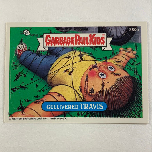 1987 Topps Garbage Pail Kids Gullivered Travis Die Cut