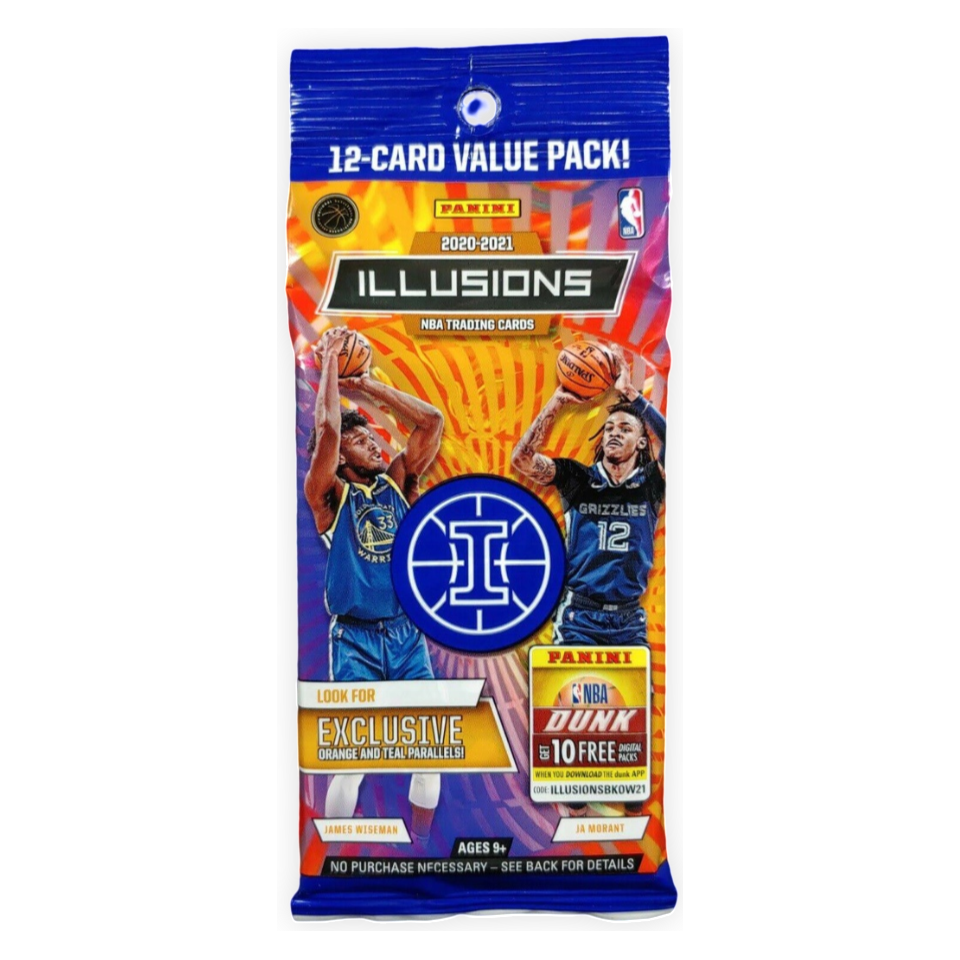 2020-21 Panini Illusions NBA Basketball Cello Fat Pack