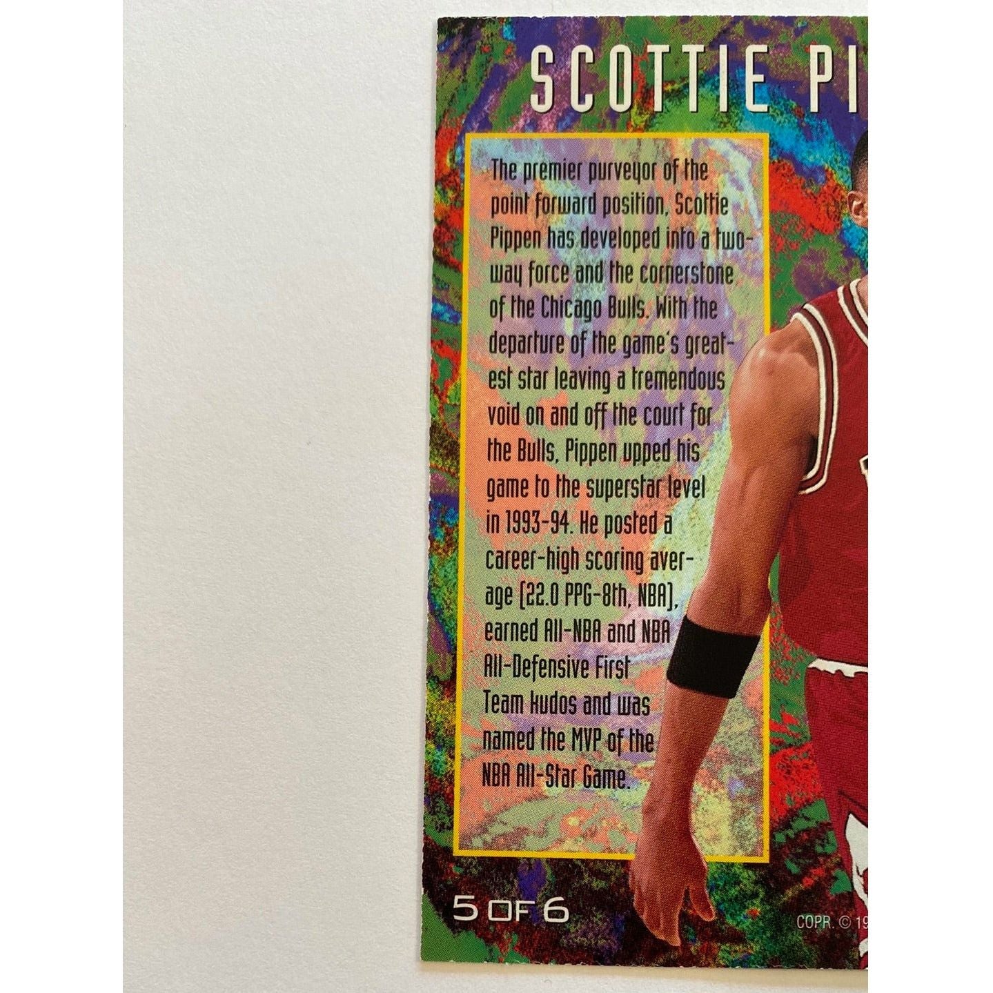 1994-95 Fleer Scottie Pippen Super Star | Local Legends Cards & Collectibles