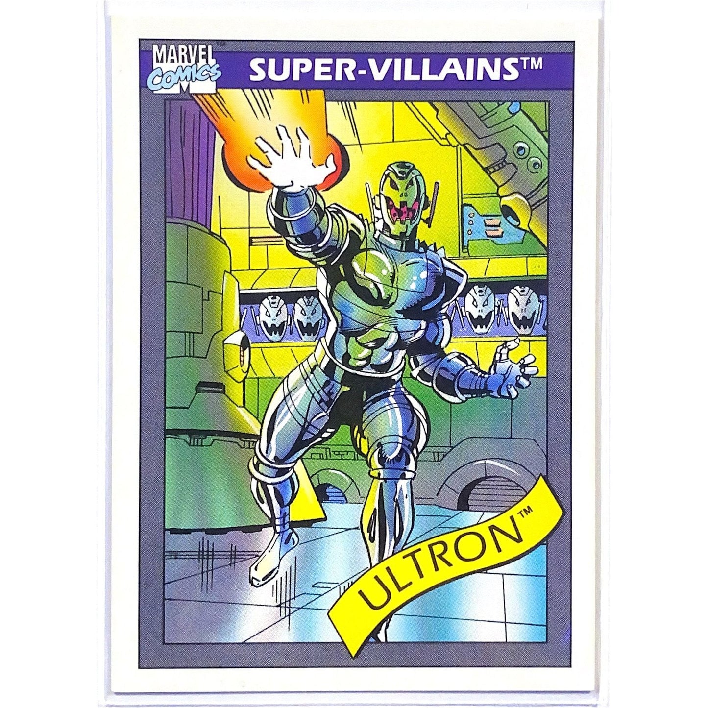 1990 Impel Marvel Comics Super-Villains Ultron #61 Local Legends Cards & Collectibles