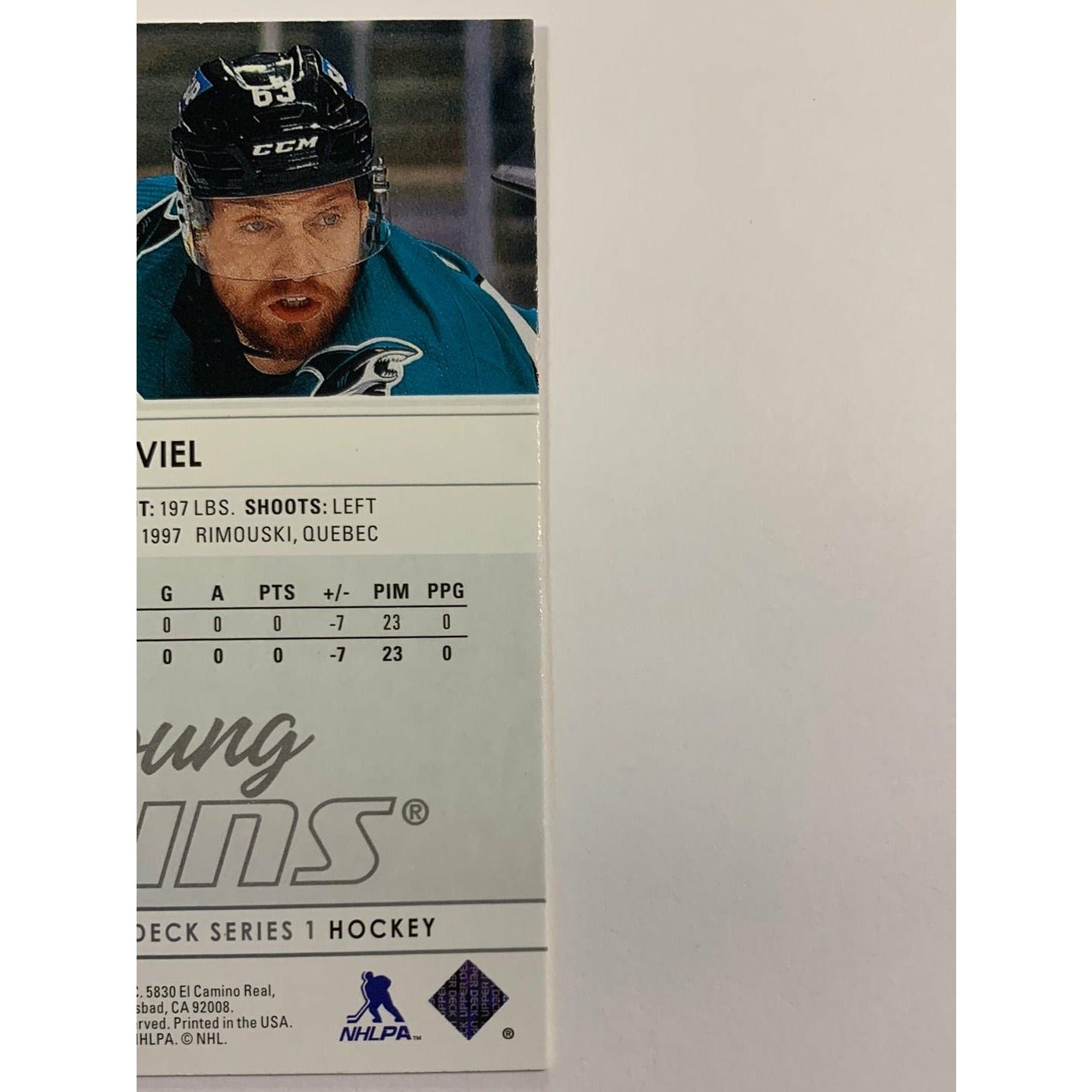 2021-22 Upper Deck Series 1 Jeffrey Viel Young Guns | Local Legends Cards & Collectibles