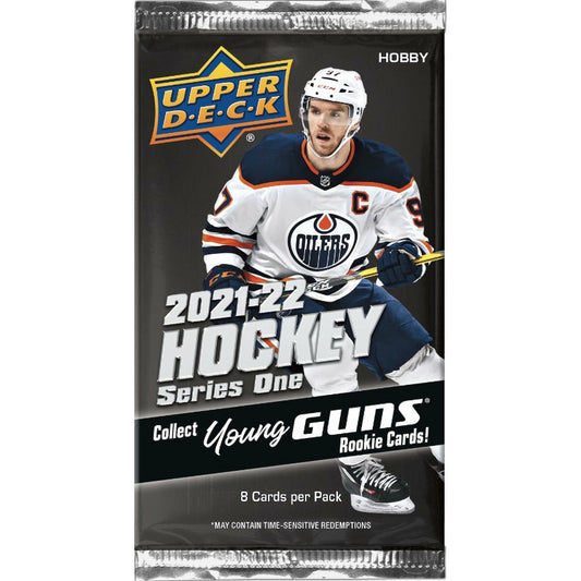 2021-22 Upper Deck Series 1 NHL Hockey Hobby Pack