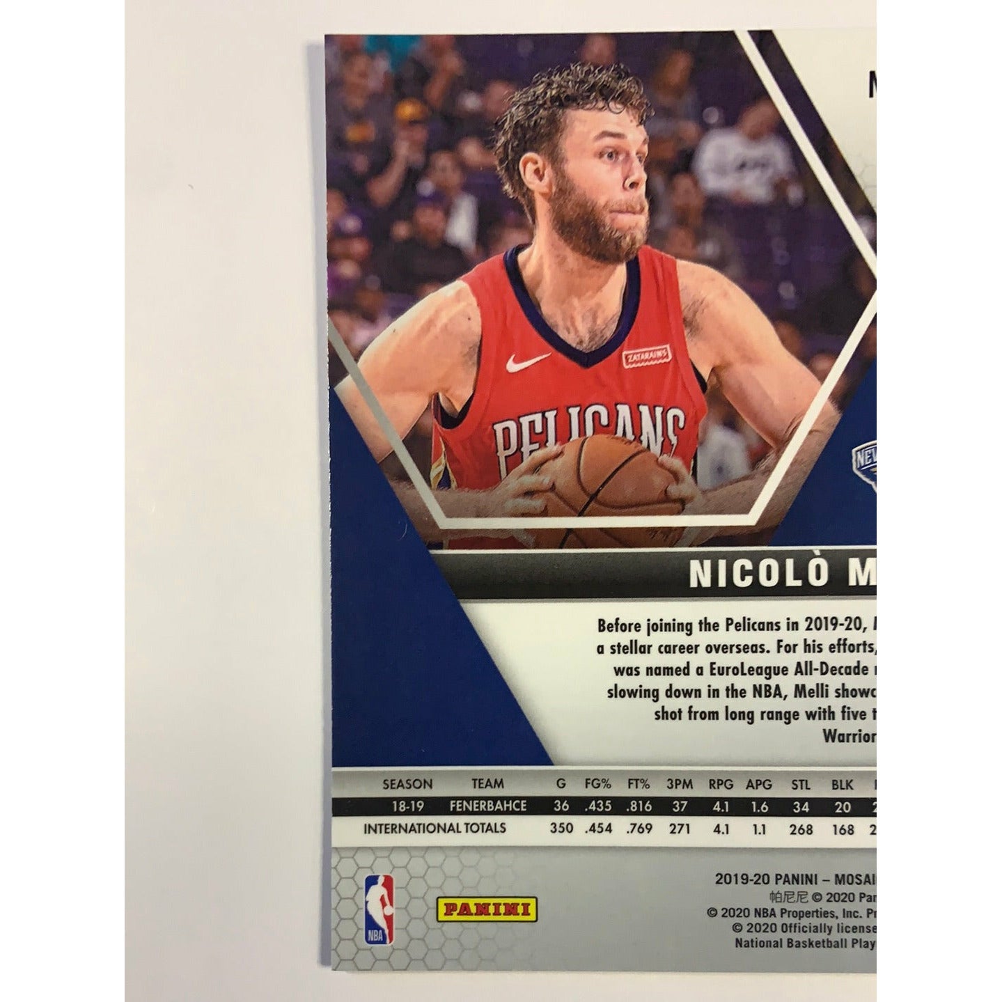 2019-20 Mosaic Nicolo Melli RC