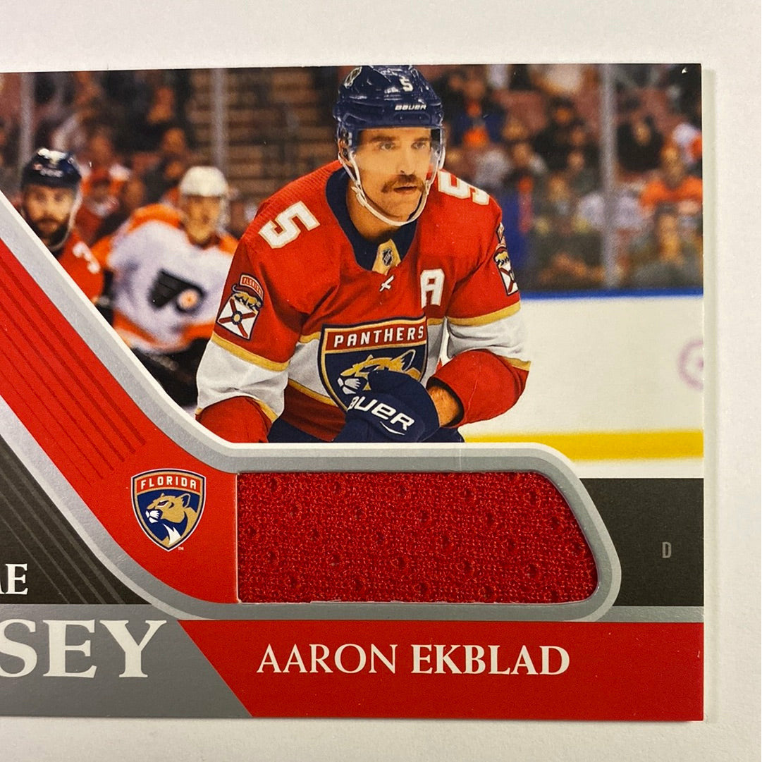 2020-21 Upper Deck Series 1 Aaron Ekblad UD Game Jersey