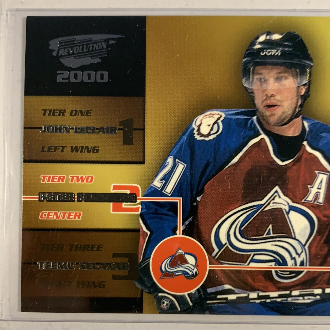1999-00 Pacific Revolution Tier Two Peter Forsberg Top of the Line Local Legends Cards & Collectibles
